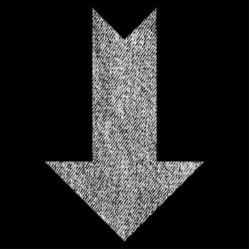 Arrow Down Vector Textured Icon For Overlay Watermark Stamps Stockillustratie