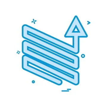Arrow downs up ups icon vector design Stock-Illustration