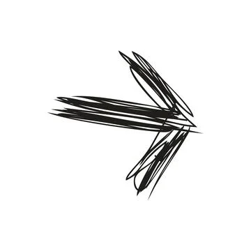 Arrow drawing Foto stock