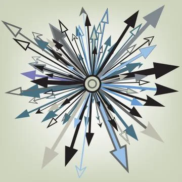 Arrow element Stock-Illustration