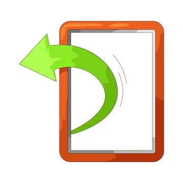 Arrow exit illustration 스톡 일러스트
