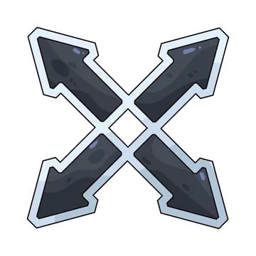 Arrow expand illustration Stock Illustration