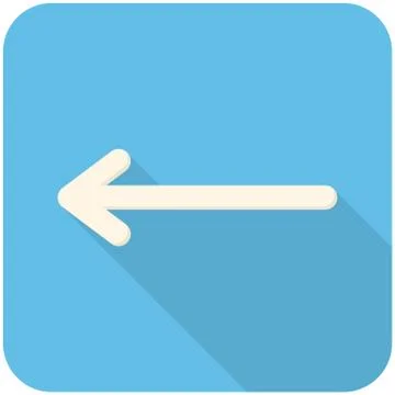 Arrow feft icon Stock Illustration