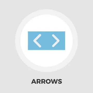 Arrow flat icon 스톡 일러스트