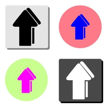 Arrow. flat vector icon Stock Illustration