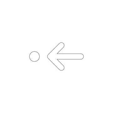 Arrow. flat vector icon Stock Illustration