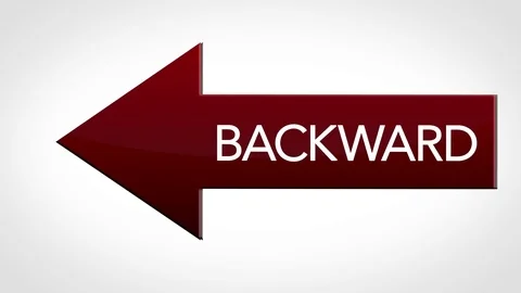 Arrow flies from offscreen with text   Backward Stock Footage 72563215