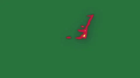Arrow Flying On Green Screen Chroma Key Background Stock Footage 338012128