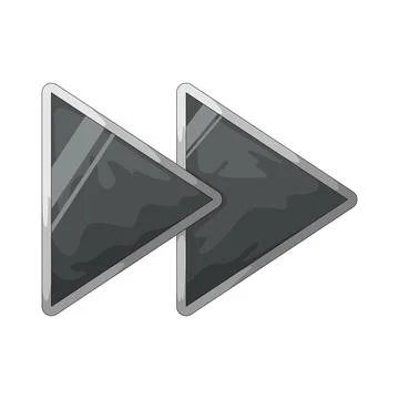 Arrow forward illustration Stock Illustration