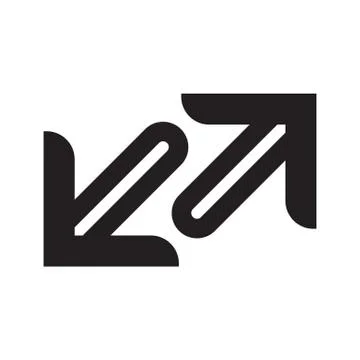 Arrow for full screen icon or symbol. Vector illustration. Stock Illustration