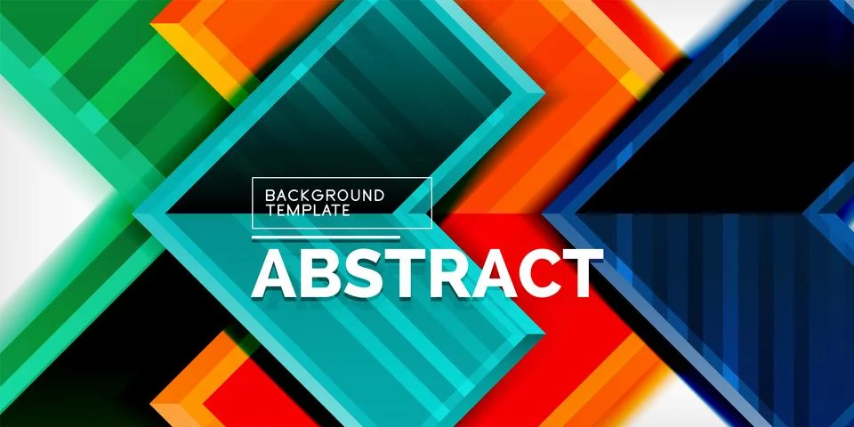 Arrow geometric abstract vector background. Vector Illustration For Wallpaper 스톡 일러스트
