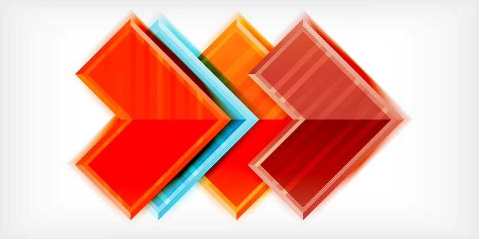 Arrow geometric abstract vector background. Vector Illustration For Wallpaper 库存插图