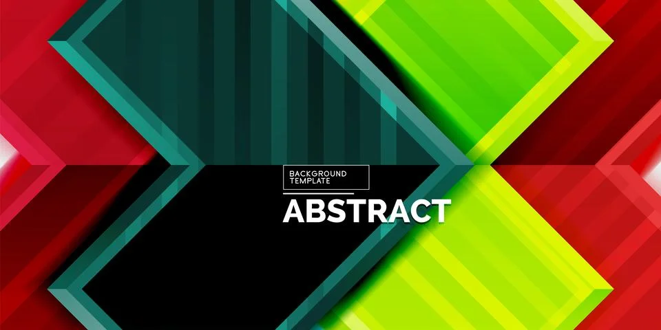 Arrow geometric abstract vector background. Vector Illustration For Wallpaper 스톡 일러스트