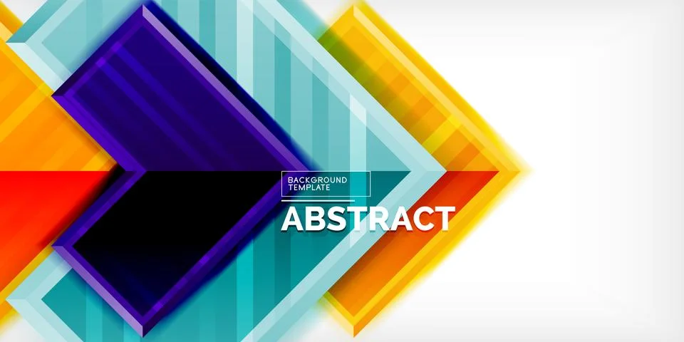 Arrow geometric abstract vector background. Vector Illustration For Wallpaper 库存插图