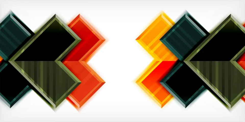 Arrow geometric abstract vector background. Vector Illustration For Wallpaper 库存插图