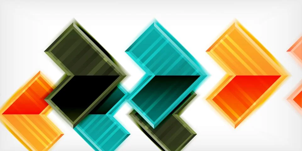 Arrow geometric abstract vector background. Vector Illustration For Wallpaper Illustrazione stock