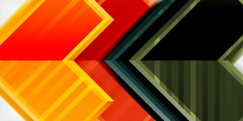 Arrow geometric abstract vector background. Vector Illustration For Wallpaper Illustrazione stock
