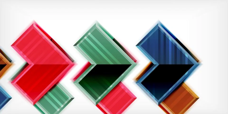 Arrow geometric abstract vector background. Vector Illustration For Wallpaper Illustrazione stock