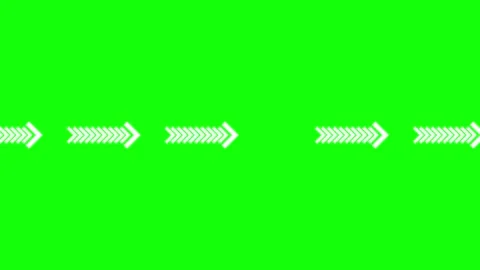 Arrow Green Screen Chroma Key Element Stock-Footage 343928779