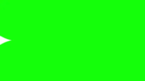 Arrow Green Screen - Chroma Key Stock Clip Video stock 343928914