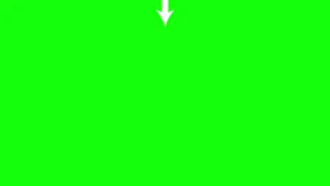 Arrow Green Screen Waving - Chroma Key Background Video stock 343928897