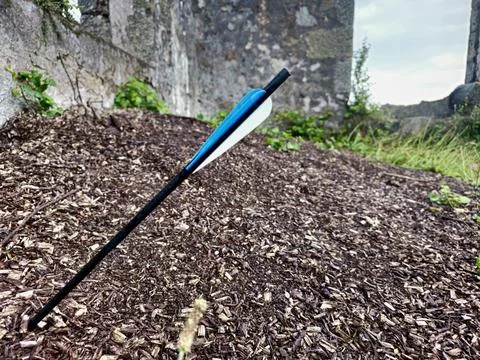 Arrow in the ground Stock Photos