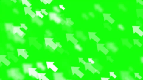 Arrow growth diagonal direction, 4K Chrome key Loop. Stock-Footage 315748268