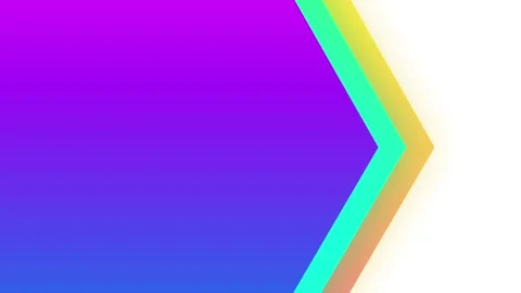 Arrow head animation with background color Stock Footage 242486465
