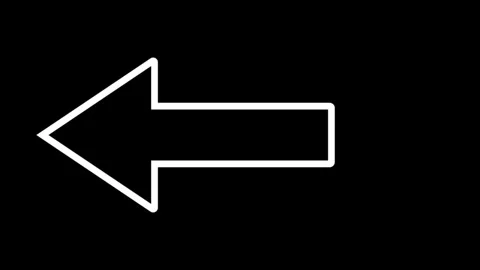 Arrow icon. 4k animation Stock Footage 306029940