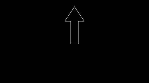 Arrow icon. 4k animation Stock Footage 306029947
