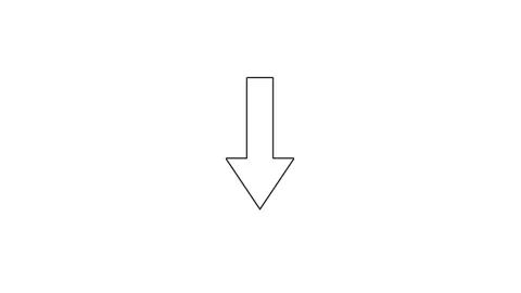 Arrow icon. 4k animation Stock Footage 306029954