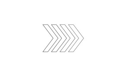 Arrow icon. 4k animation Stock Footage 306029966