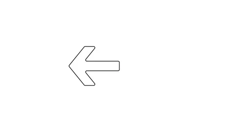 Arrow icon. 4k animation Stock Footage 306030075
