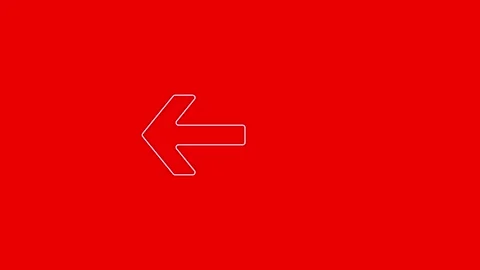 Arrow icon. 4k animation Stock Footage 306030083