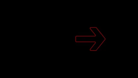 Arrow icon. 4k animation Stock Footage 306030085