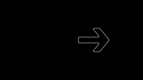 Arrow icon. 4k animation Stock Footage 306030087