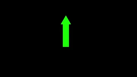 Up Arrow Icon animated video Stock Footage 290914977