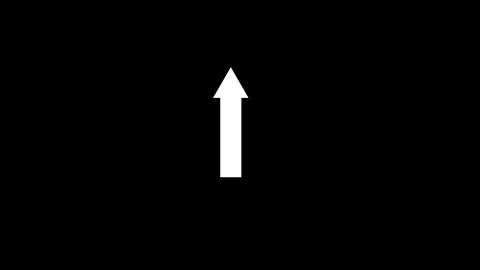 Up Arrow Icon animated video Stock Footage 290914978