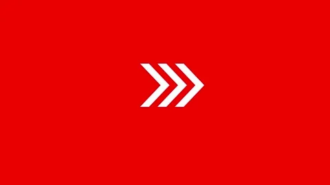 Arrow icon animated video Stock Footage 294691799