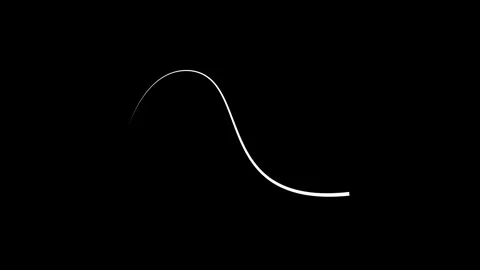 Arrow icon animation 4k on Black background Stock Footage 307416348