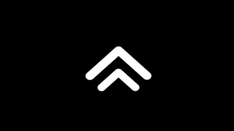 Arrow icon animation on the background .arrow concept.. Stock Footage 257762721