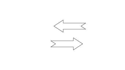 Arrow icon animation Stock Footage 306030702