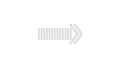 Arrow icon animation Stock Footage 306030708