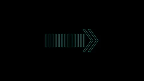 Arrow icon animation Stock Footage 306030711