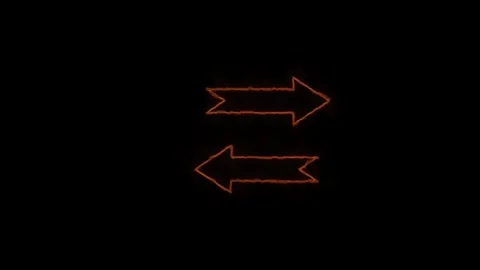 Arrow icon animation Stock Footage 306030712