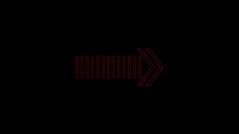 Arrow icon animation Stock Footage 306030713