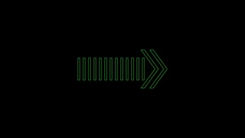 Arrow icon animation Stock Footage 306030715