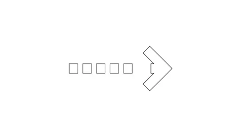 Arrow icon animation Stock Footage 306030718