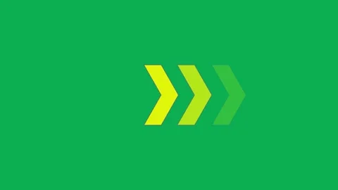 Arrow Icon Animation Left Direction Loop Motion Concept. Stock Footage 334169150