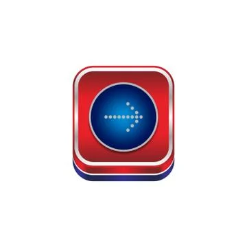Arrow icon button Stock Illustration